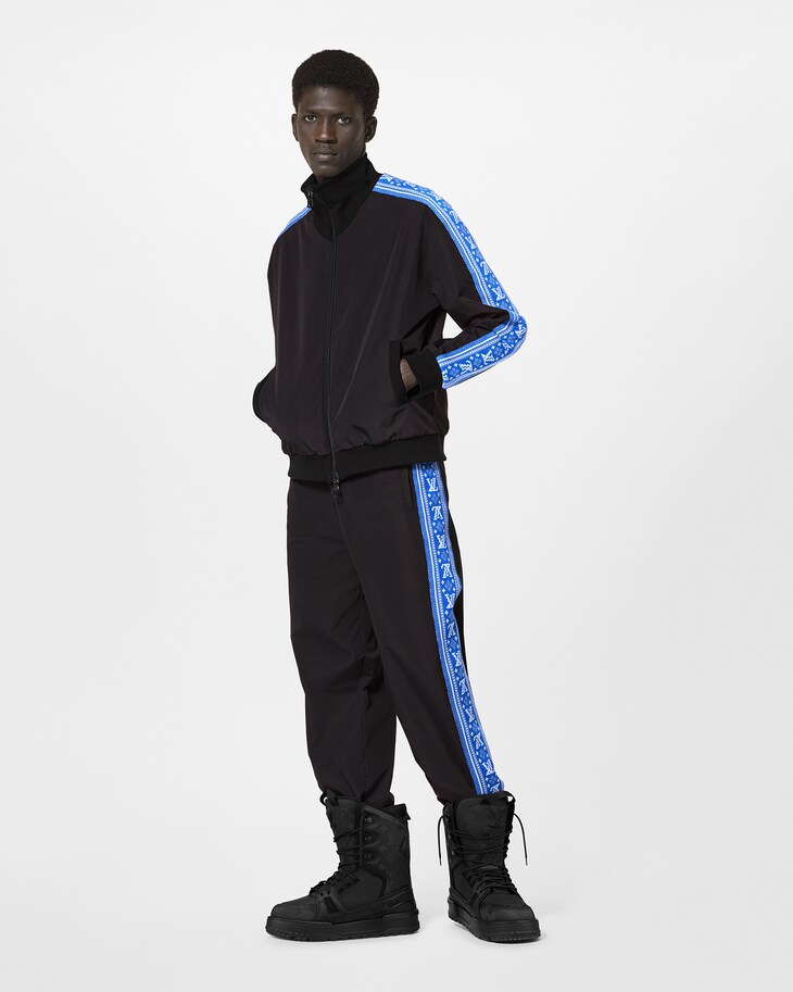 LV Fair Isle Stripes Nylon Tracksuit Ready to Wear LOUIS VUITTON